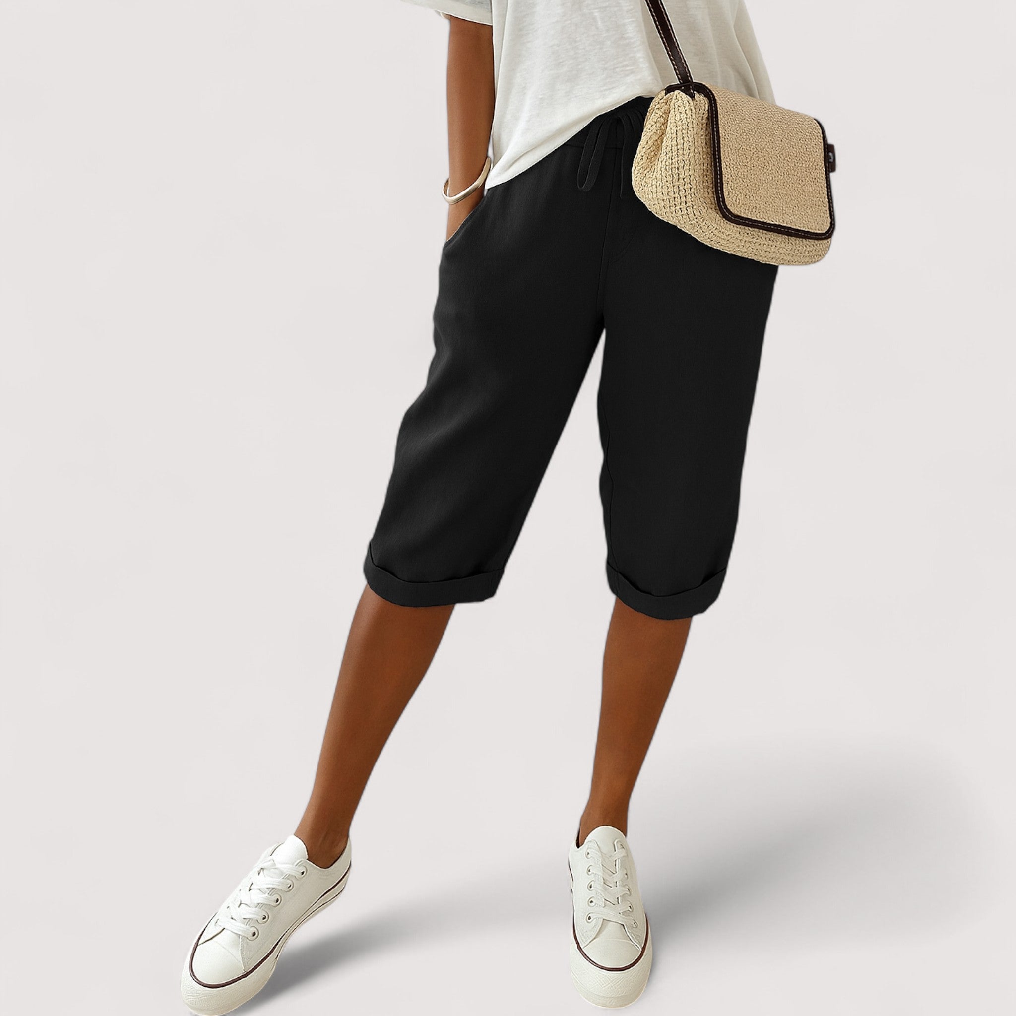 Astrid™ | Pantaloni corti in cotone