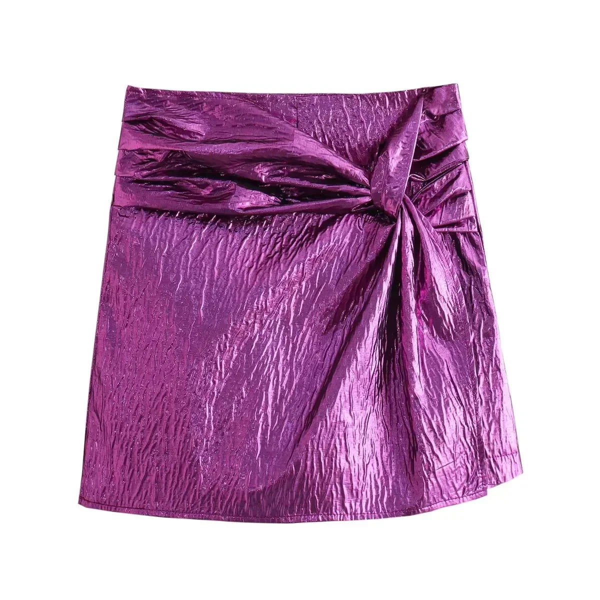 Gonna autunnale chic con fiocco per uno stile disinvolto