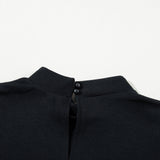 Abito a trapezio invernale chic con scollo tondo per uno stile disinvolto