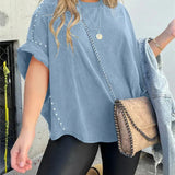 Camicia ampia estiva da donna di ispirazione vintage chic - Collezione HILLARY