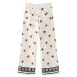 Pantaloni di lana invernali chic vintage Boho da donna di VINA