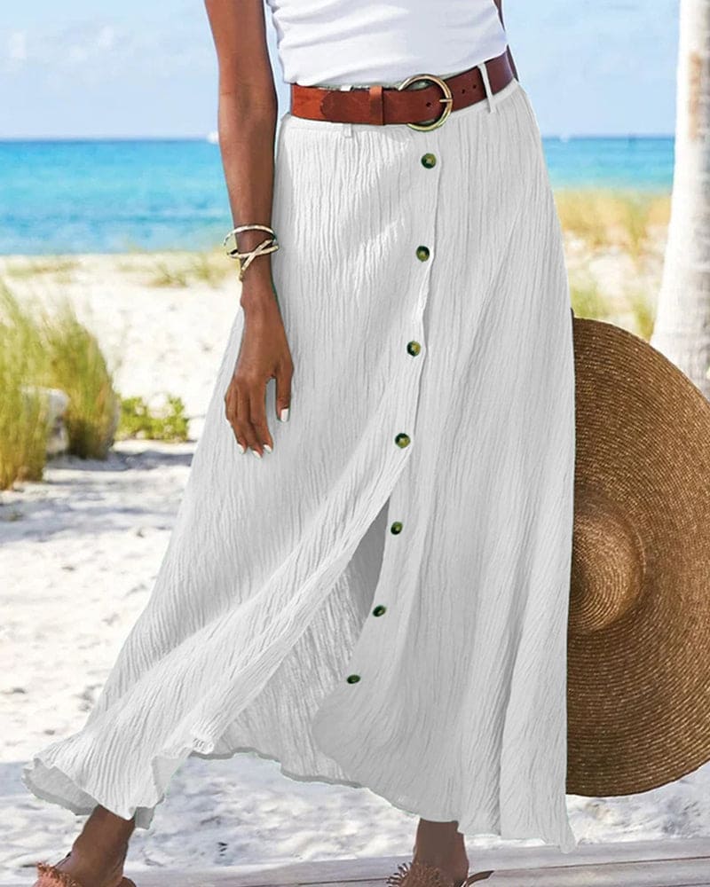 Gonna lunga autunnale da donna chic e graziosa di JEN