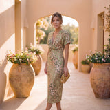 Giulia – Vestito elegante in tessuto leggero e fluido