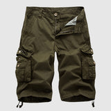 Uomini - Frachthorts - Cotone - Estivo - Diverse Borse - Abbigliamento Casual Lunghezza Ginocchio