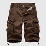 Uomini - Frachthorts - Cotone - Estivo - Diverse Borse - Abbigliamento Casual Lunghezza Ginocchio