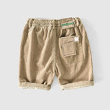 Shorts estivi a corda da uomo - ultra traspiranti - vita elastica - abbigliamento casual arrotolato