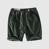 Shorts estivi a corda da uomo - ultra traspiranti - vita elastica - abbigliamento casual arrotolato