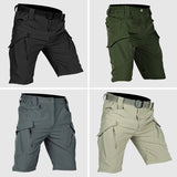 Shorts tattici estivi - miscela di cotone leggero - diversi sacchetti - vestito rilassato