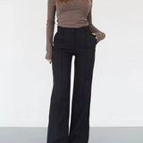 Migliora il tuo stile autunnale con i pantaloni chic a gamba larga da donna di AMY