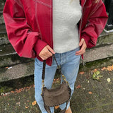 Chiara | Giacca da donna autunnale bordeaux elegante e versatile