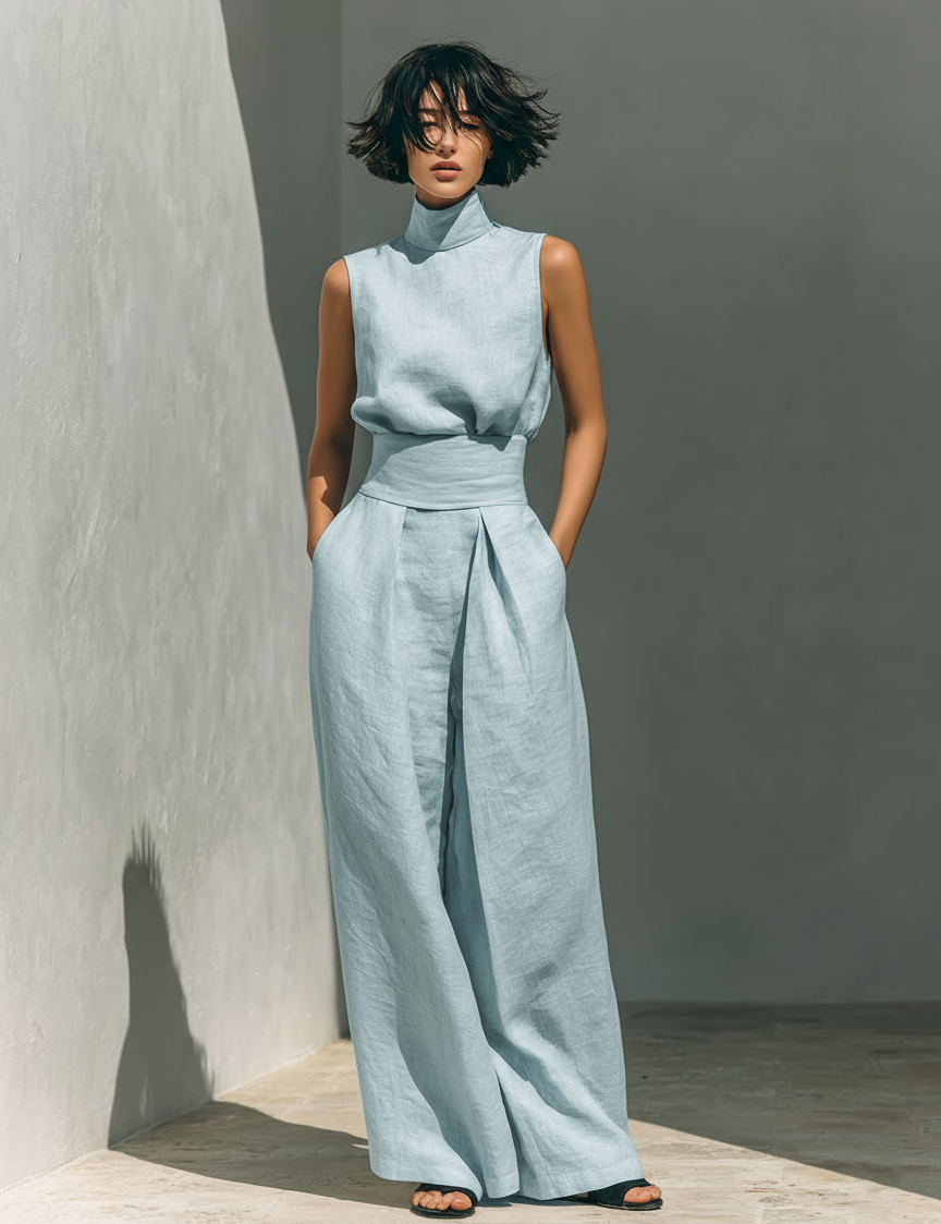 Maria – Completo Lino & Cotone Eleganza Naturale