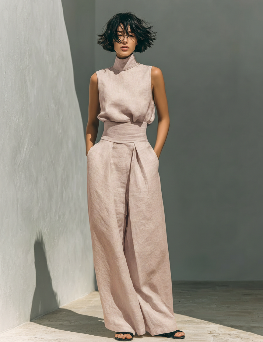 Maria – Completo Lino & Cotone Eleganza Naturale