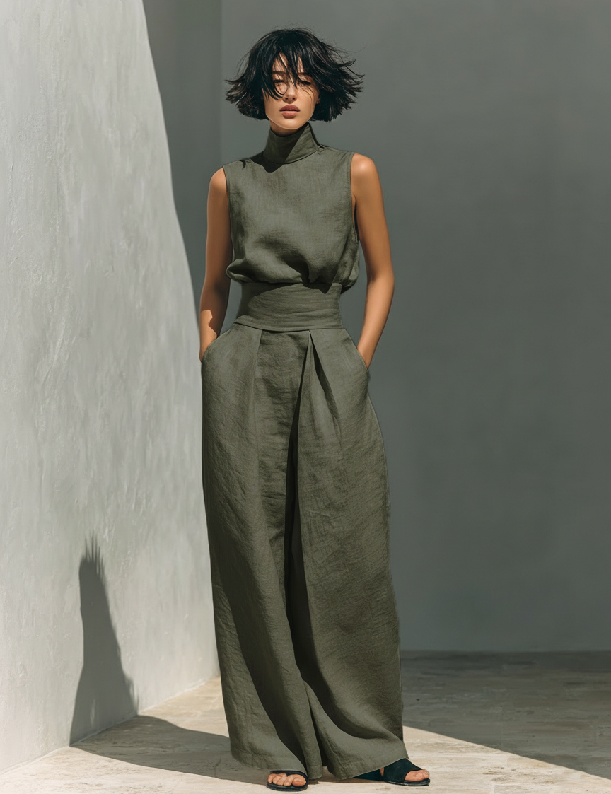Maria – Completo Lino & Cotone Eleganza Naturale