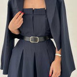 Eclat™ -Insieme da Donna Bustier + Giacca – Stile Elegante & Trendy