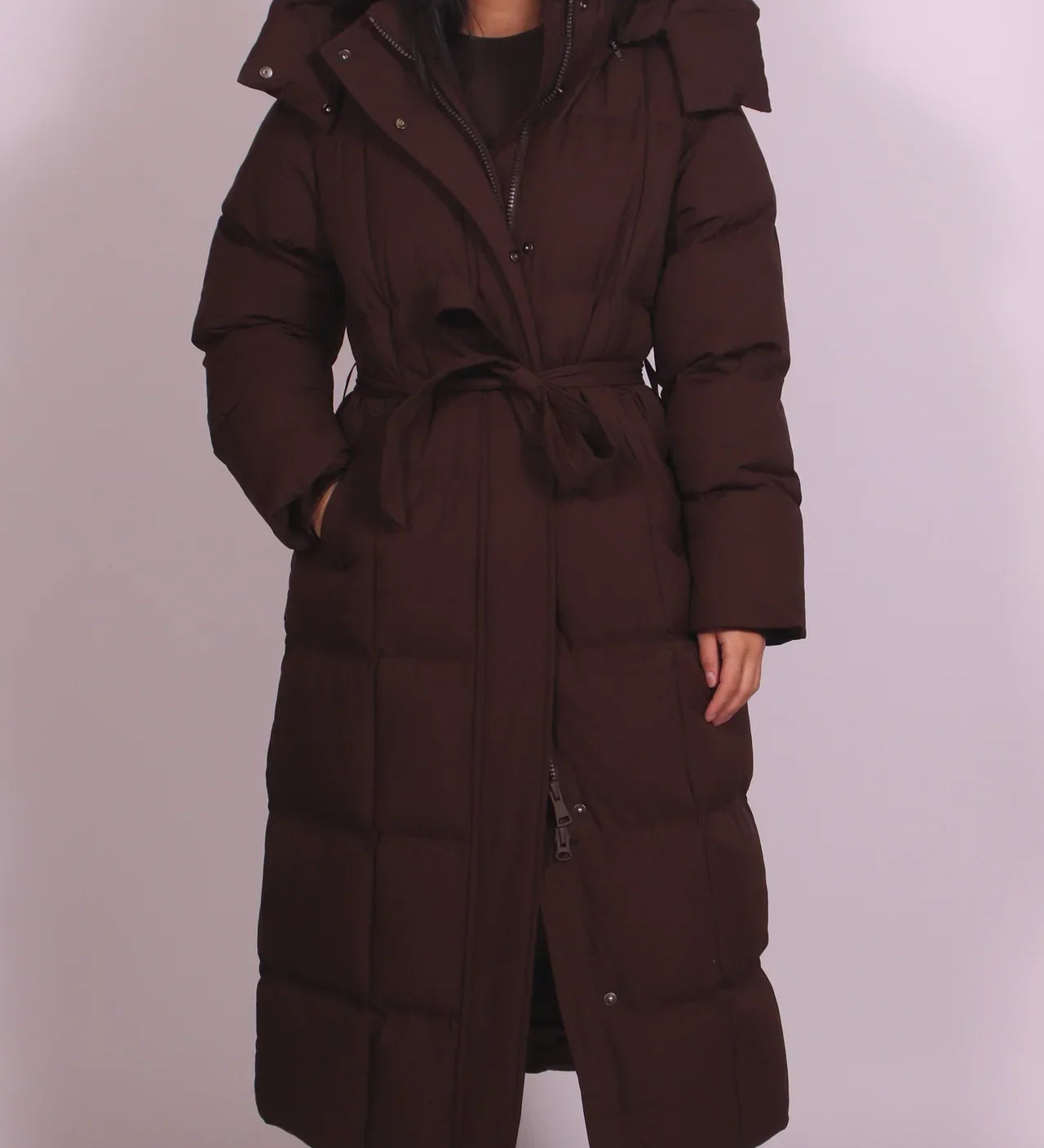 Carmen™ | Piumino Lungo con Cintura