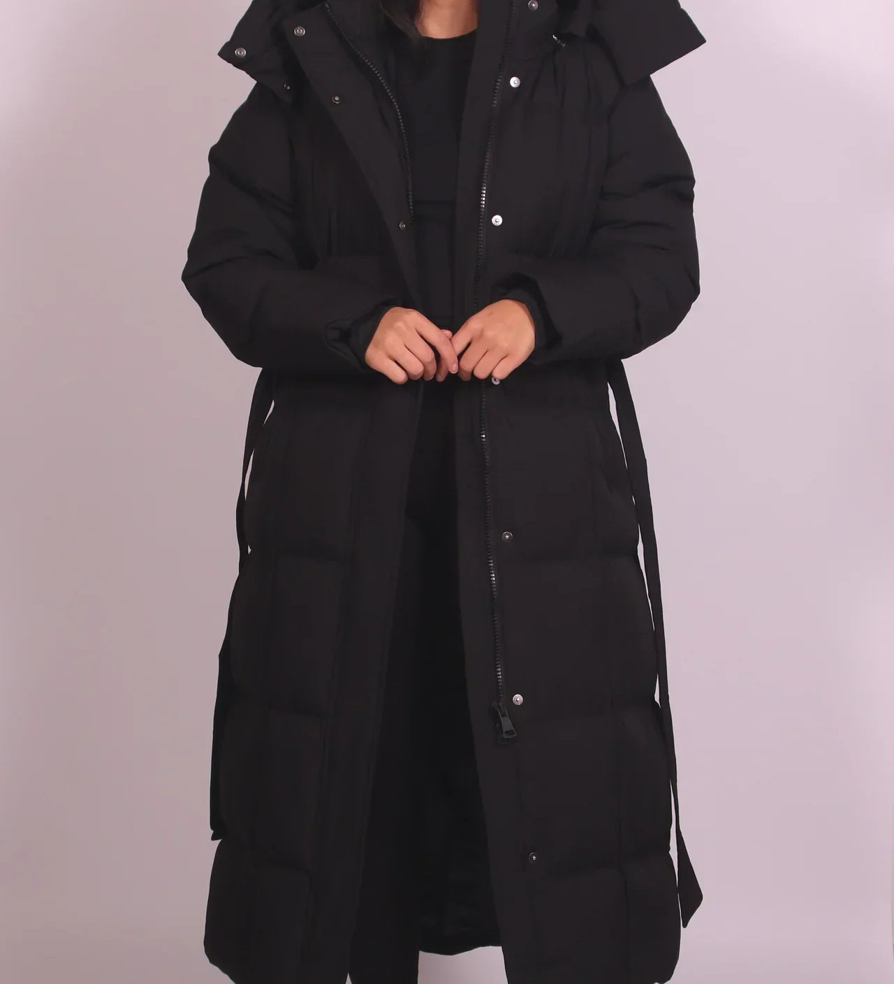 Carmen™ | Piumino Lungo con Cintura