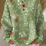 Ingrid | Maglione con motivo a albero di Natale