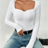 JACKY | Camicia a maniche lunghe ricamata