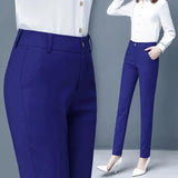 JANE | Pantaloni elasticizzati autunnali a vita alta per donne curvy
