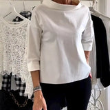 JENNIFER | Elegante top autunnale a collo alto