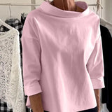JENNIFER | Elegante top autunnale a collo alto