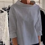 JENNIFER | Elegante top autunnale a collo alto