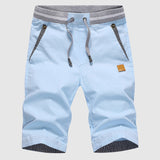 Shorts estivi da uomo - Corsa del cordone - Tasche con zip - Vestibilità rilassata