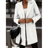 Volkeramina | Blazer elegante da donna | Lungo invernale