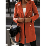 Volkeramina | Blazer elegante da donna | Lungo invernale
