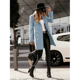 Volkeramina | Blazer elegante da donna | Lungo invernale