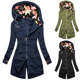Kiara | Cappotto con cappuccio da donna lungo invernale caldo e alla moda