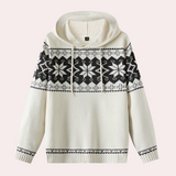 Maglione invernale da uomo con cappuccio