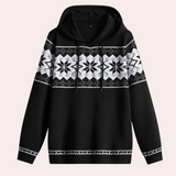 Maglione invernale da uomo con cappuccio