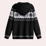 Maglione invernale da uomo con cappuccio