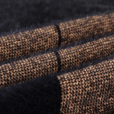 Maglione invernale da uomo - Collo alto - Motivo a rombi - Manica lunga - Morbido in maglia - Abbigliamento casual