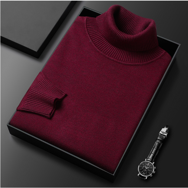 Mark | Maglione dolcevita invernale classico moderno