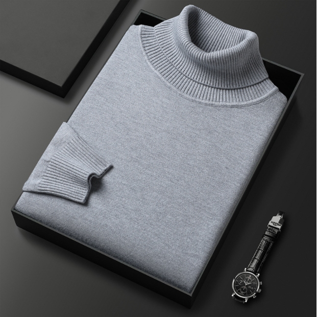 Mark | Maglione dolcevita invernale classico moderno