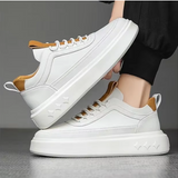 Mikee | Sneakers bianche classiche senza tempo da uomo