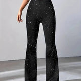 Nashville Glam | Pantaloni estivi scintillanti a gamba larga
