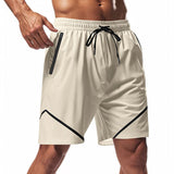 Uomini -ors Stringer sport estivo - tessuto ultra leggero e asciugatura rapida - fit sciolto - lunghezza del ginocchio - tasche con cerniera