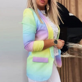 Gelsomino | Blazer autunnale stampato elegante e versatile