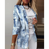 Gelsomino | Blazer autunnale stampato elegante e versatile