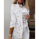Gelsomino | Blazer autunnale stampato elegante e versatile