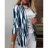 Gelsomino | Blazer autunnale stampato elegante e versatile