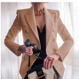 Laviniano | Abito autunnale elegante da donna | Senza maniche