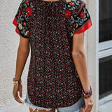 Paige | Camicetta autunnale con design floreale e vestibilità lusinghiera