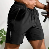 Uomini - Pantaloncini Estivi - Traspiranti e Elasticizzati - Chiusura con Cerniera