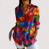 Annika™ | Blusa colorata con stampa