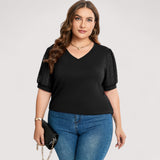 Ilse™ | Top trasparente con scollatura a V