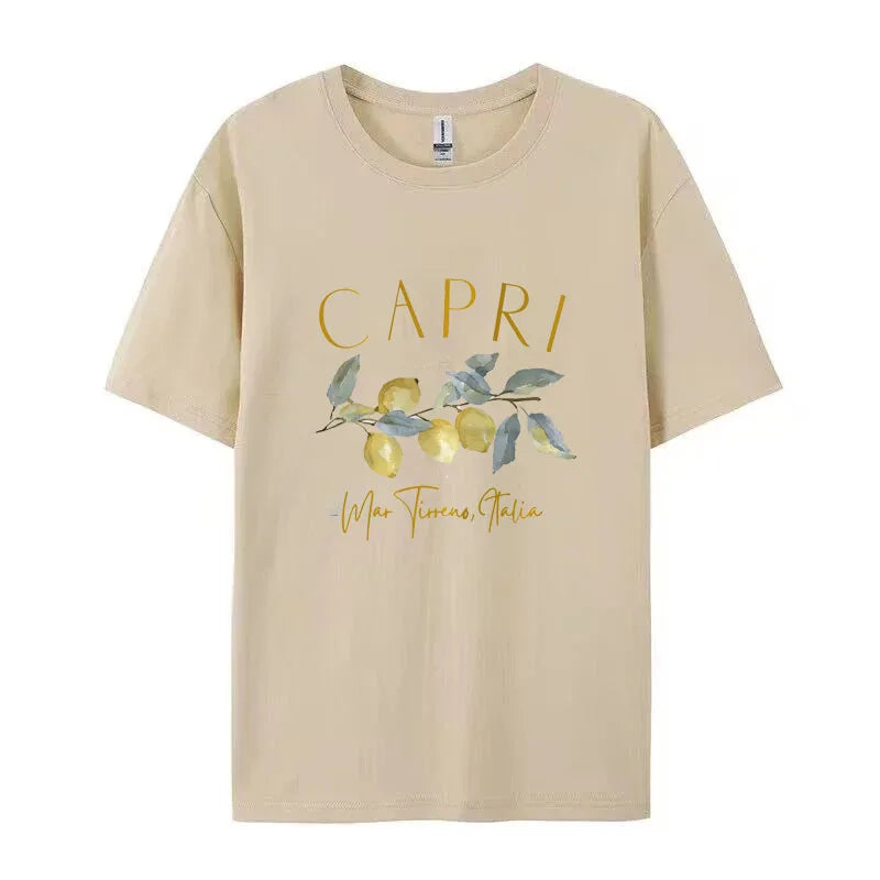 Natalia | T-shirt Capri Design estivo senza sforzo ed eleganza